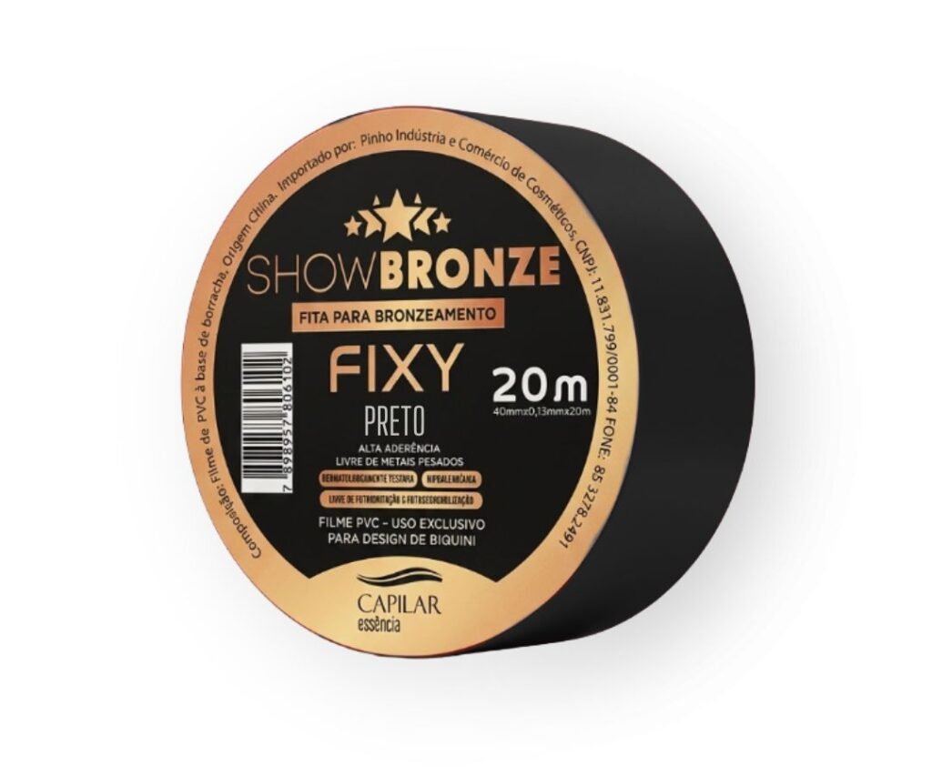 Cinta Fixy Negra – 40 mm x 20 m